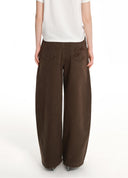 Magic Pony Brown Reversible Deconstructed Denim