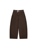 Magic Pony Brown Reversible Deconstructed Denim