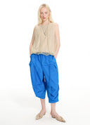 Cropped balloon pants