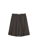 Pleated Drawstring Tapered Pants