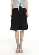 Deconstructed Cropped Trousers