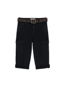 Fitted capri denim pants