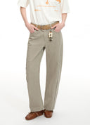 Panelled Washed Jeans