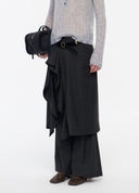 Ruffled Layered Trousers