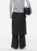Ruffled Layered Trousers
