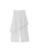 Artist 3D Embroidered Flap Pants