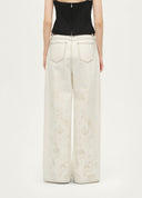 Artist Mandala Print Jeans