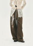 Two-Piece Layered Denim Jeans