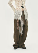 Two-Piece Layered Denim Jeans