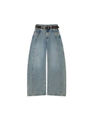 "902" Aqua Light-Blue Ultra-Long Scimitar Pants