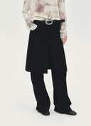 Layered Structured Trousers
