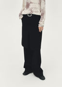 Layered Structured Trousers