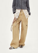 Utility Curved-Leg Jeans