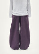 Custom Purple Curved-Leg Jeans