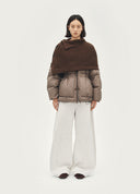 Brushed Curved-Leg Jeans