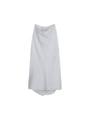 Striped draped halterneck top