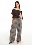 Asymmetric Convertible Tie-Detail Top