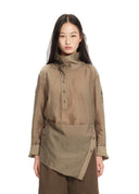 Sheer Tailored Long Shirt