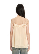 Beaded Ruffle Camisole