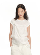 Lace Bib Camisole Tee
