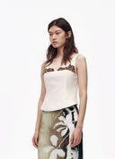 Stone-Embellished Vest