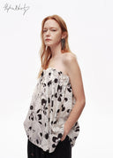 Artist Silver Lotus Bandeau Top