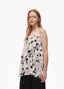 Artist Silver Lotus Bandeau Top