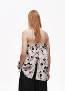 Artist Silver Lotus Bandeau Top