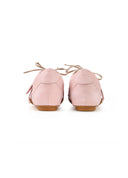 Pink Distressed Dual-Lacing Sneakers