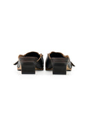 Black Low-Heel Mules