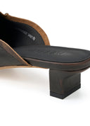 Black Low-Heel Mules