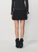 Jupe crayon mini noire classique