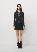 Jupe crayon mini noire classique