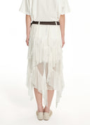 Petal Asymmetric Skirt