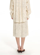Jacquard H-Line Skirt