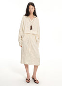 Jacquard H-Line Skirt