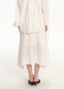 Resort Knit Panel Flow Skirt