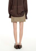 Utility Canvas Midi Skirt