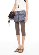 Haze Blue Lightweight Utility Skort
