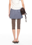 Haze Blue Lightweight Utility Skort