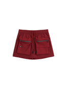 Red Lightweight Utility Skort