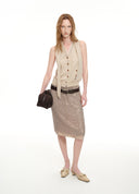 Light-Catching Sequin Skirt