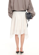 Asymmetric Panel Skirt