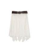 Asymmetric Panel Skirt