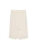 Embroidered Column Skirt