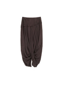 Sculptural Draped Maxi Skirt
