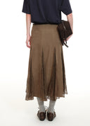 Pleated Lace Skirt