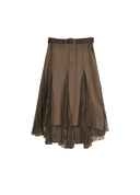 Pleated Lace Skirt