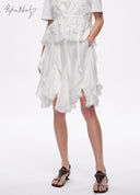 Satin Structured Skirt