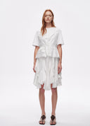 Satin Structured Skirt